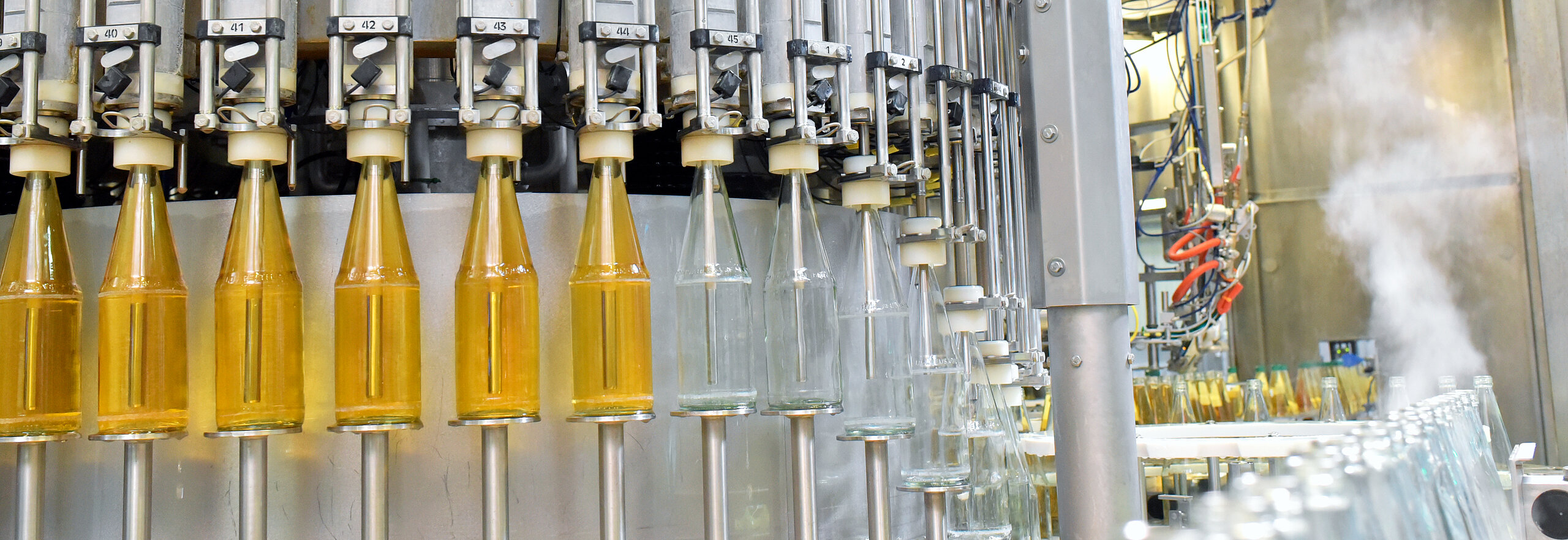 Utilização de vapor no processo de produção de bebidas