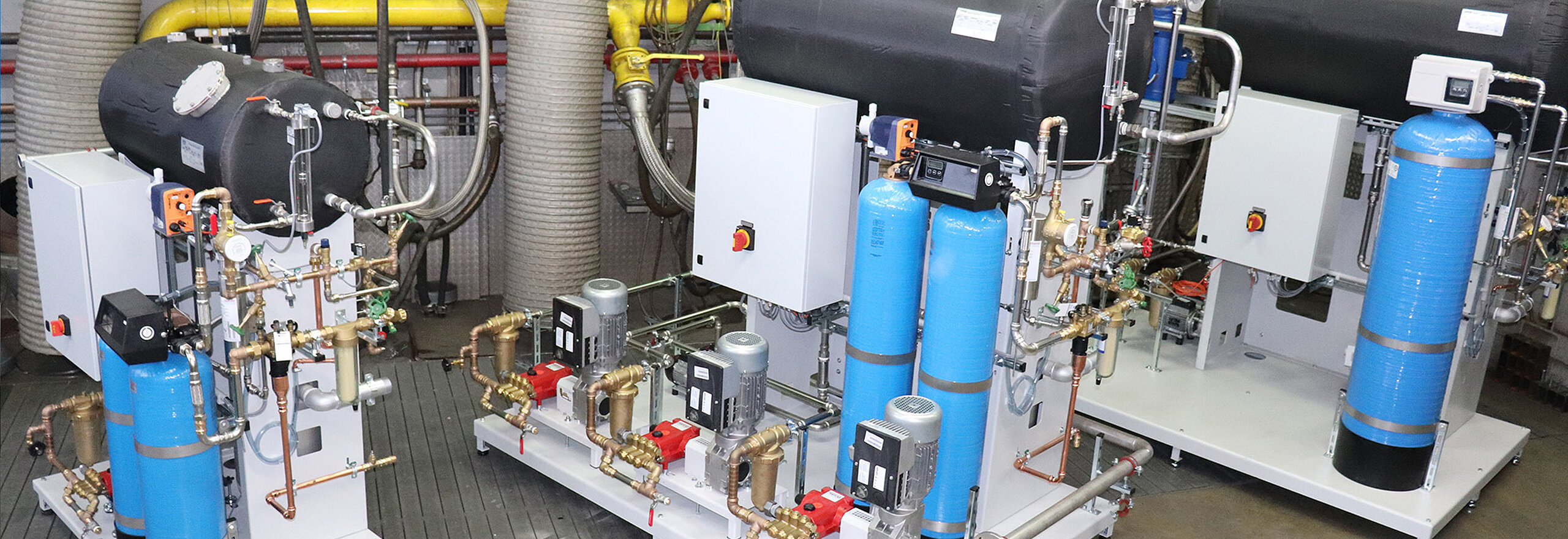 Trois installations CERTUSS CVE pour l'approvisionnement en eau