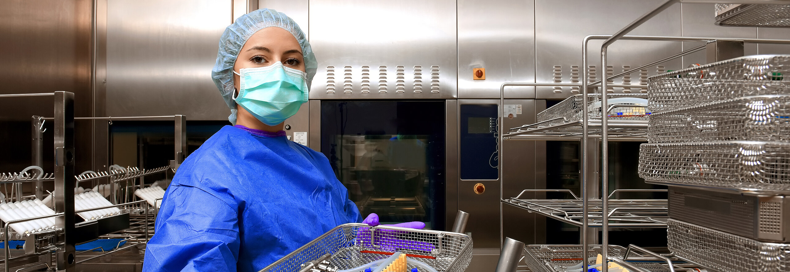 Les appareils médicaux sont désinfectés à la vapeur