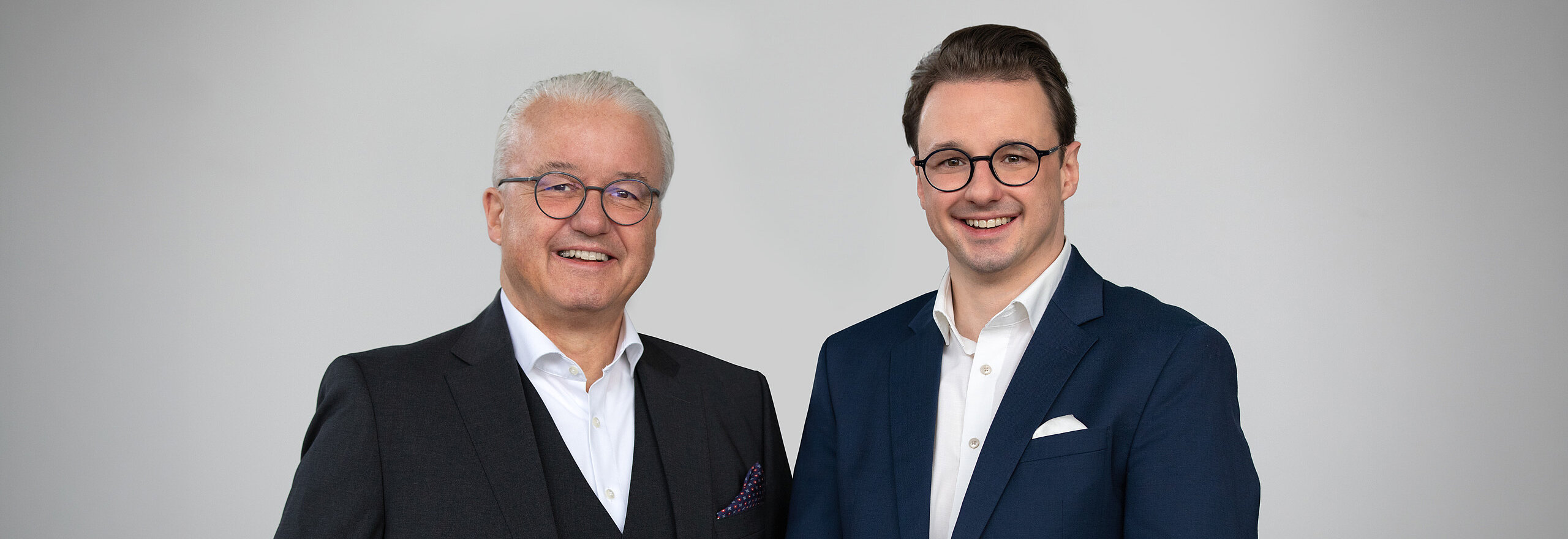 Matthias Brauner and Robert Brauner side by side